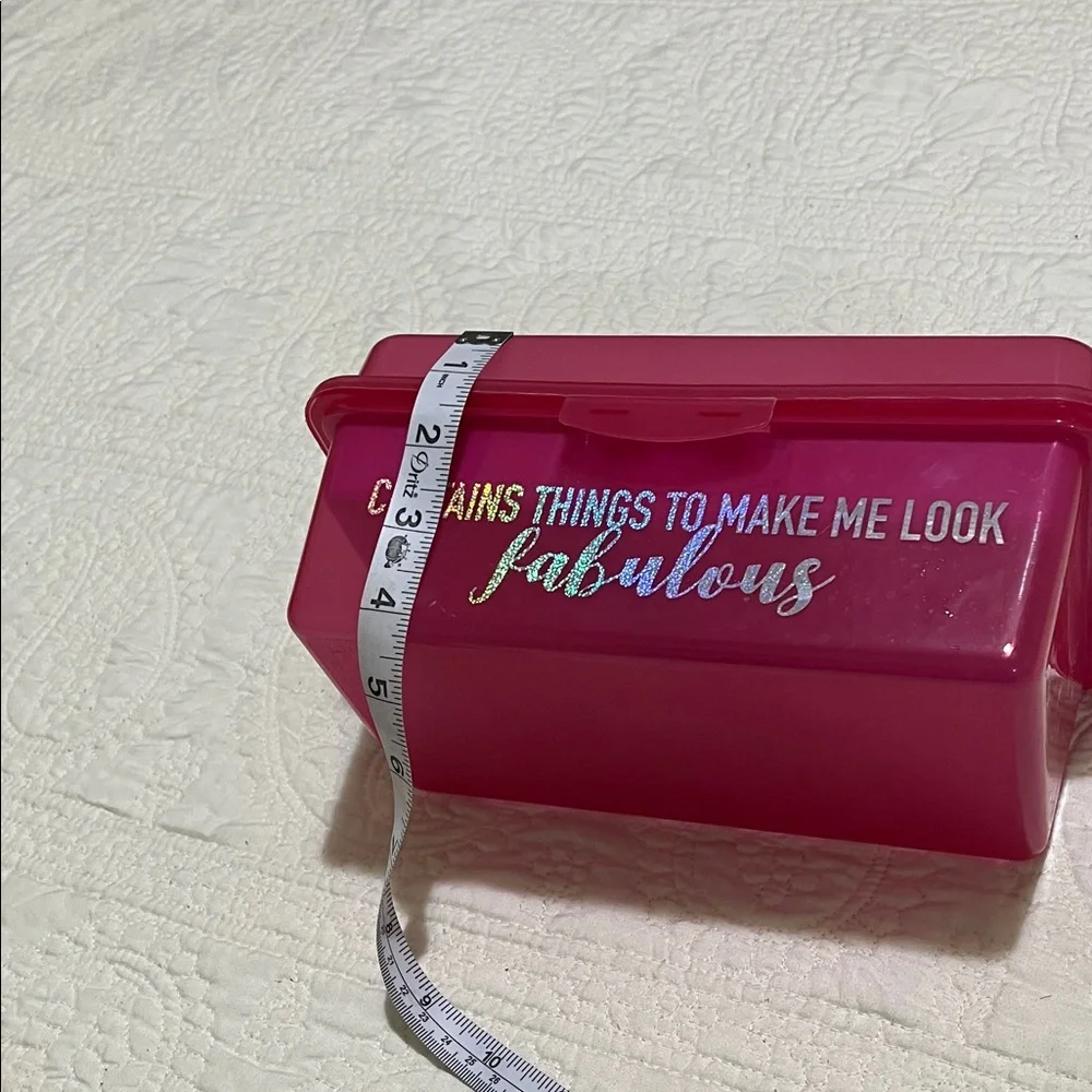 Pink Storage Box with Handle